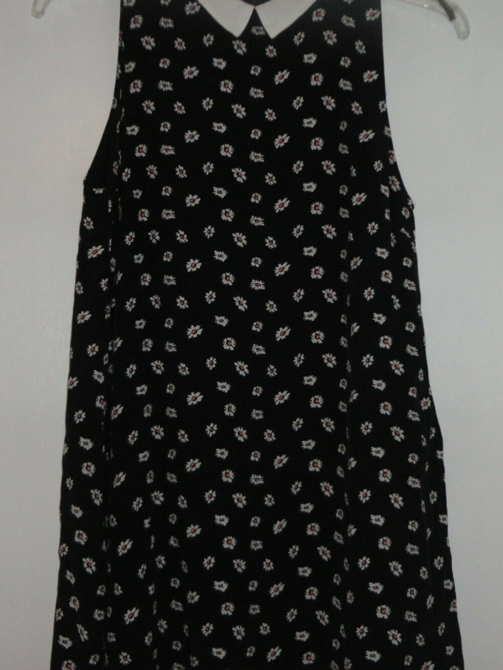FOREVER 21 GIRL YOUNG LADY Casual Summer DRESS White Collar Size M Teen 14-16 y